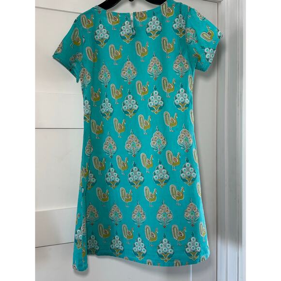 UTSA Girls Crisp 100% Cool Cotton Turquoise Dress Size 11/12 - Picture 2 of 10